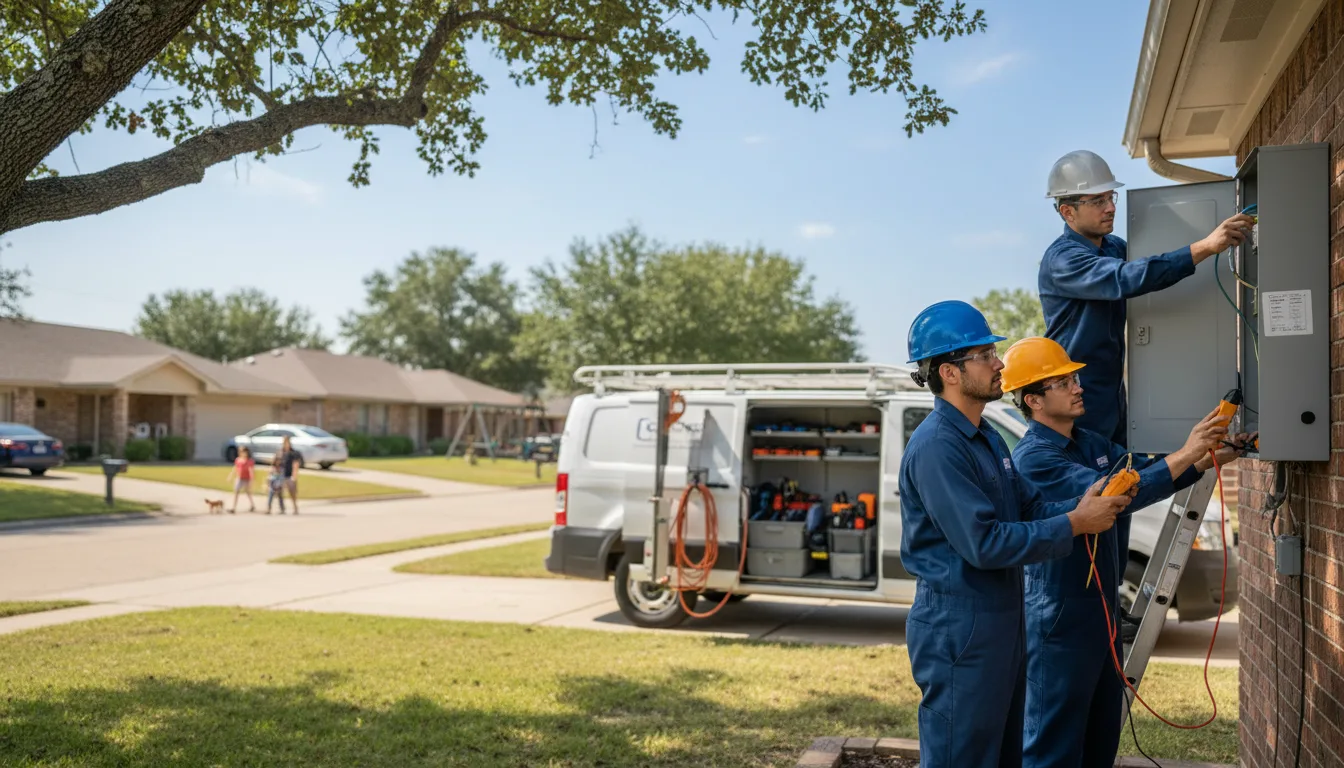 Certified electrician providing emergency electrical services in Martin, MI